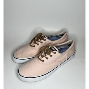Men’s Size 12- SPERRY’S TOP-SIDER Striper II CVO Sneaker in Washed Pink